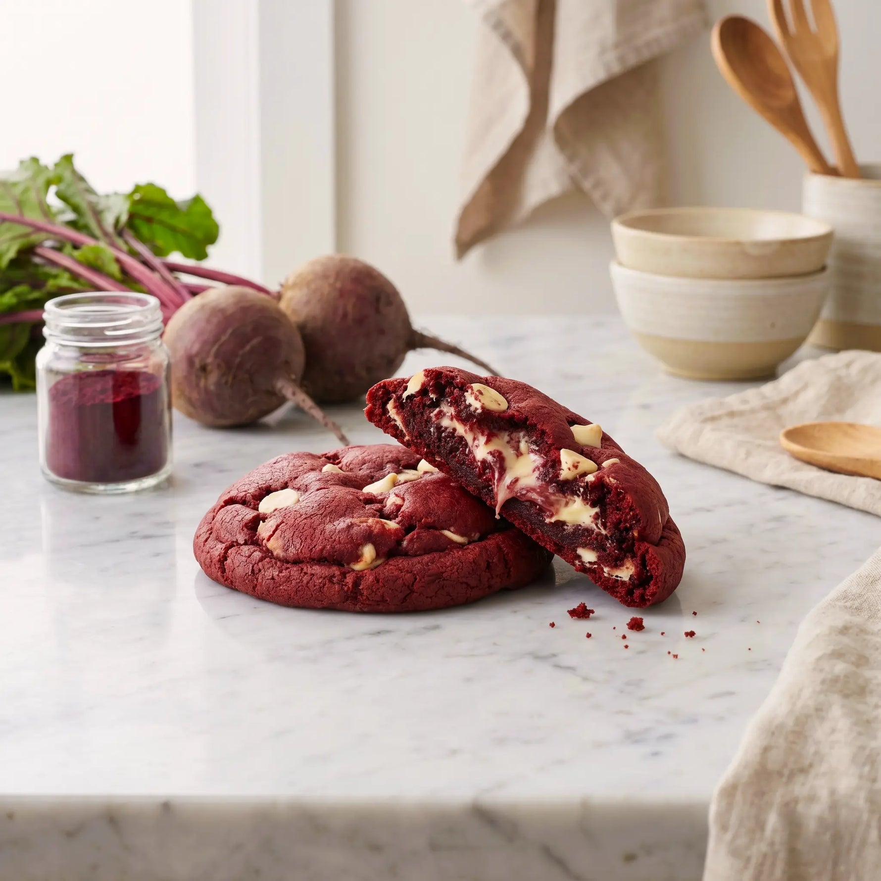 Red Velvet and White Chocolate Cookie Box Munchyhub